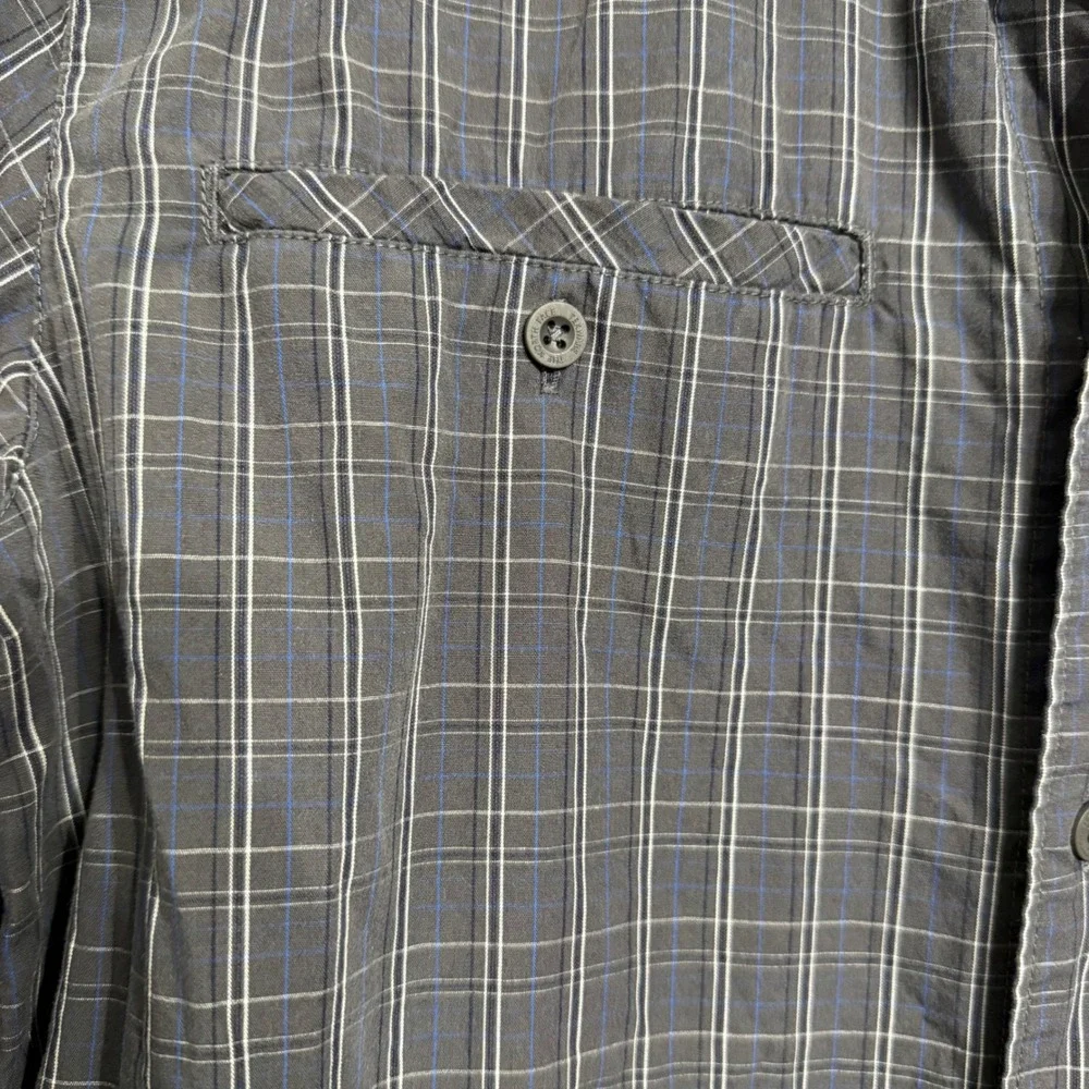 The North Face Mens Long Sleeve Plaid Button Up Shirt Size Medium M‎